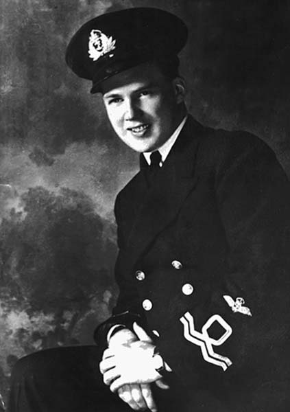 Lt. Robert Hampton Gray, a Canadian Navy F4U Corsair pilot with the Royal Navy Fleet, was awarded the Victoria Cross for action against Japanese Navy ships on August 9, 1945. (Photo author’s collection)