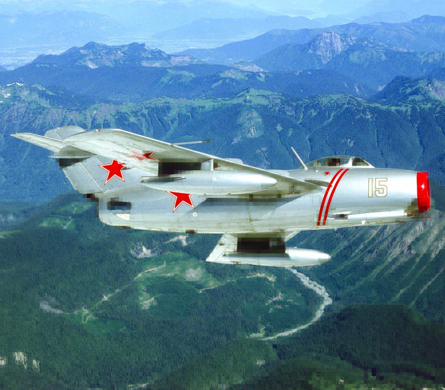 The MiG-15 was a robust, simple-to-operate aircraft that, after morphing into the MiG-17, continued to cause heartburn for American fighter pilots well into the 1970s. For many years, this 1954 Chinese-built (Shenyang factory) MiG-15 was flown at many U.S. airshows, as well as flying on contract to the armed services by Paul Entrekin. (Photo by Katsuhiko Tokunaga/Check Six)