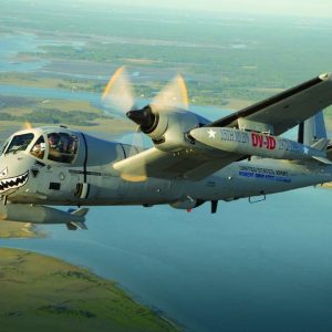 The twin-engine triple-tail OV-1 Mohawk was an odd character from the start. Proven in combat in Vietnam, Gulf War I and a few lesser known actions, the Mohawk also served in Europe and Korea during the Cold War. The OV-1D was the final production version and served in the electronic intelligence gathering role when the Army retired the aircraft from active service in 1996. (Photo by Greg L. Davis.)