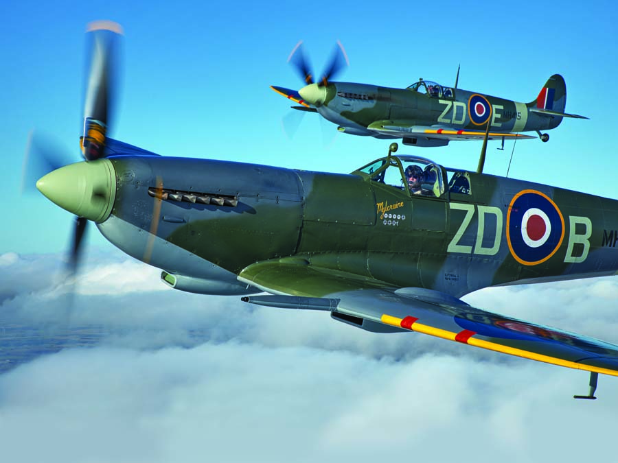 A Tale of Two Spitfires - From combat to airshows, flying together for ...